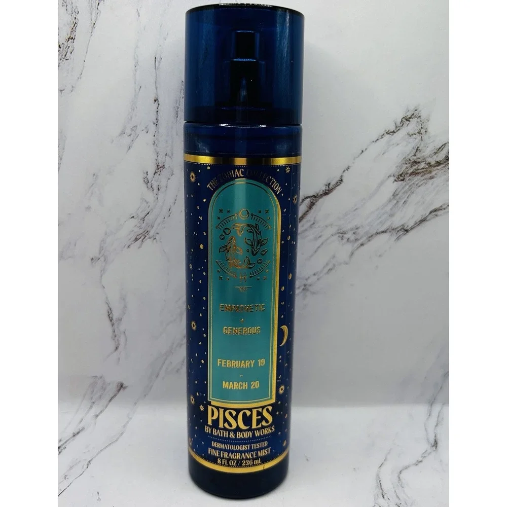 Bath & Body Works Zodiac Collection PISCES Body Spray Fragrance Mist 8 fl oz NEW